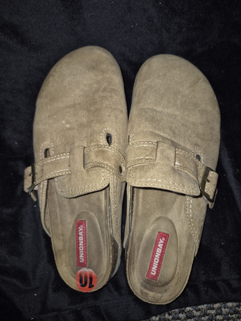 Unionbay Kids' Brown Suede Slip-On Clogs